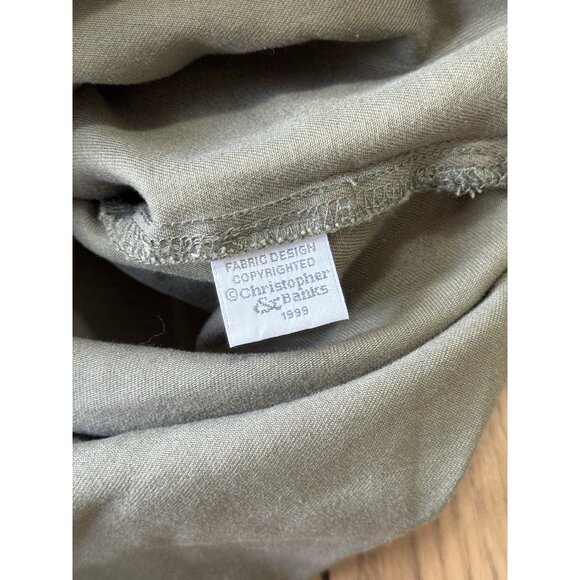 Christopher & Banks Olive Green Midi Dress - Picture 11 of 13